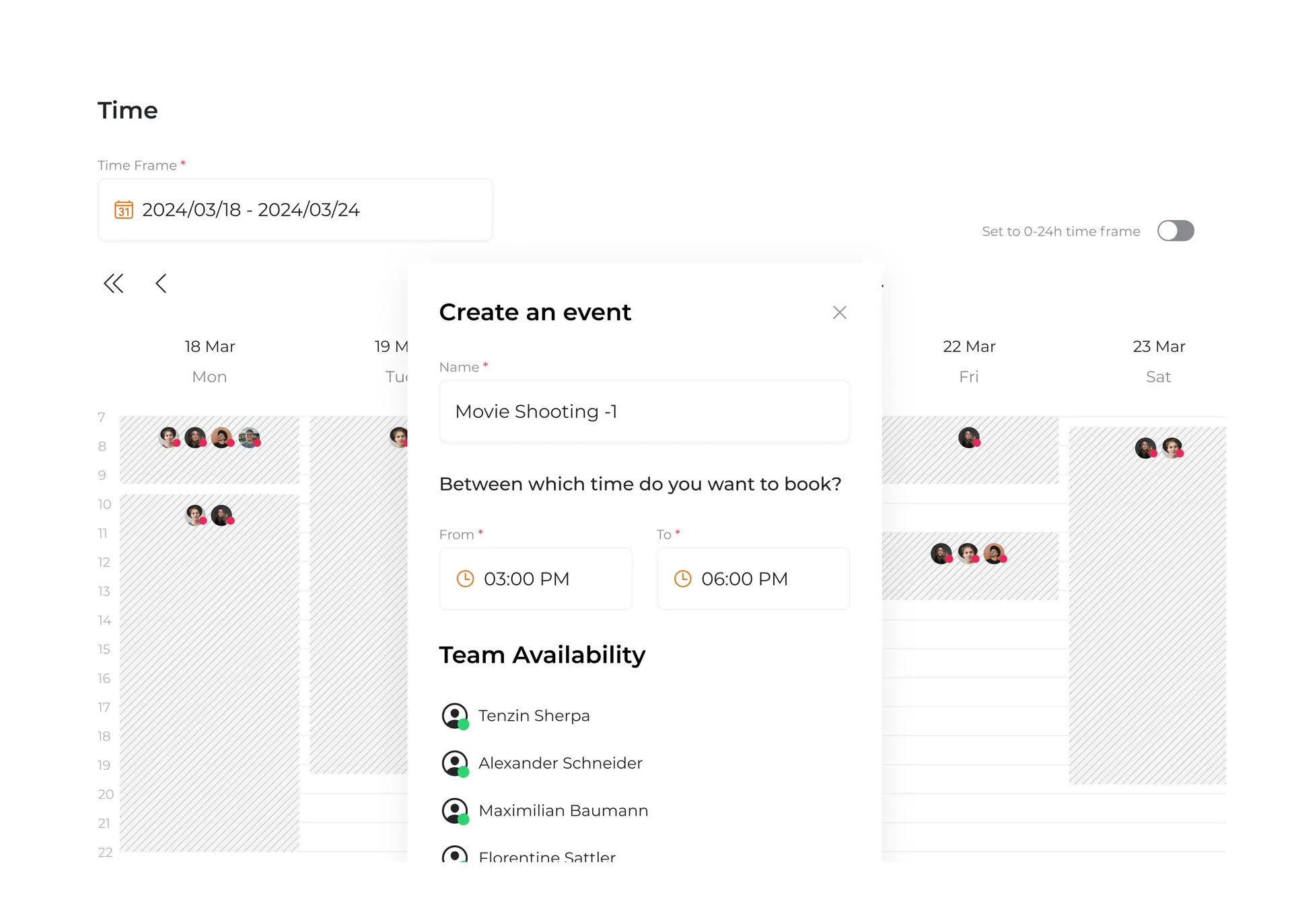 Team zusammenstellen auf Knopfdruck